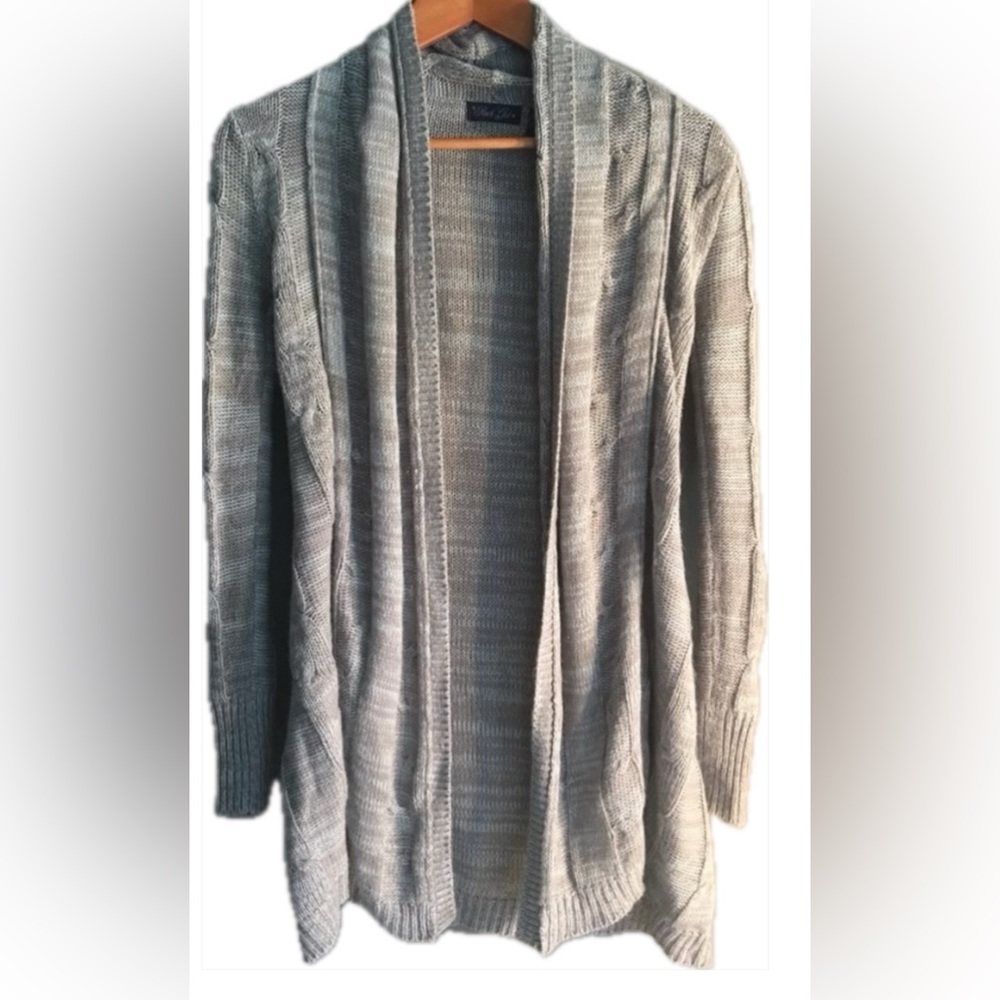 Rock Gal Long Gray Sweater